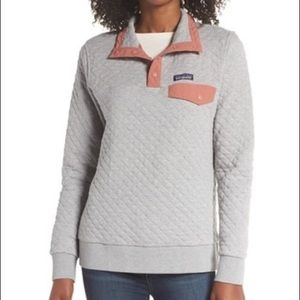 Patagonia Organic Cotton Quilt Fleece Pullover